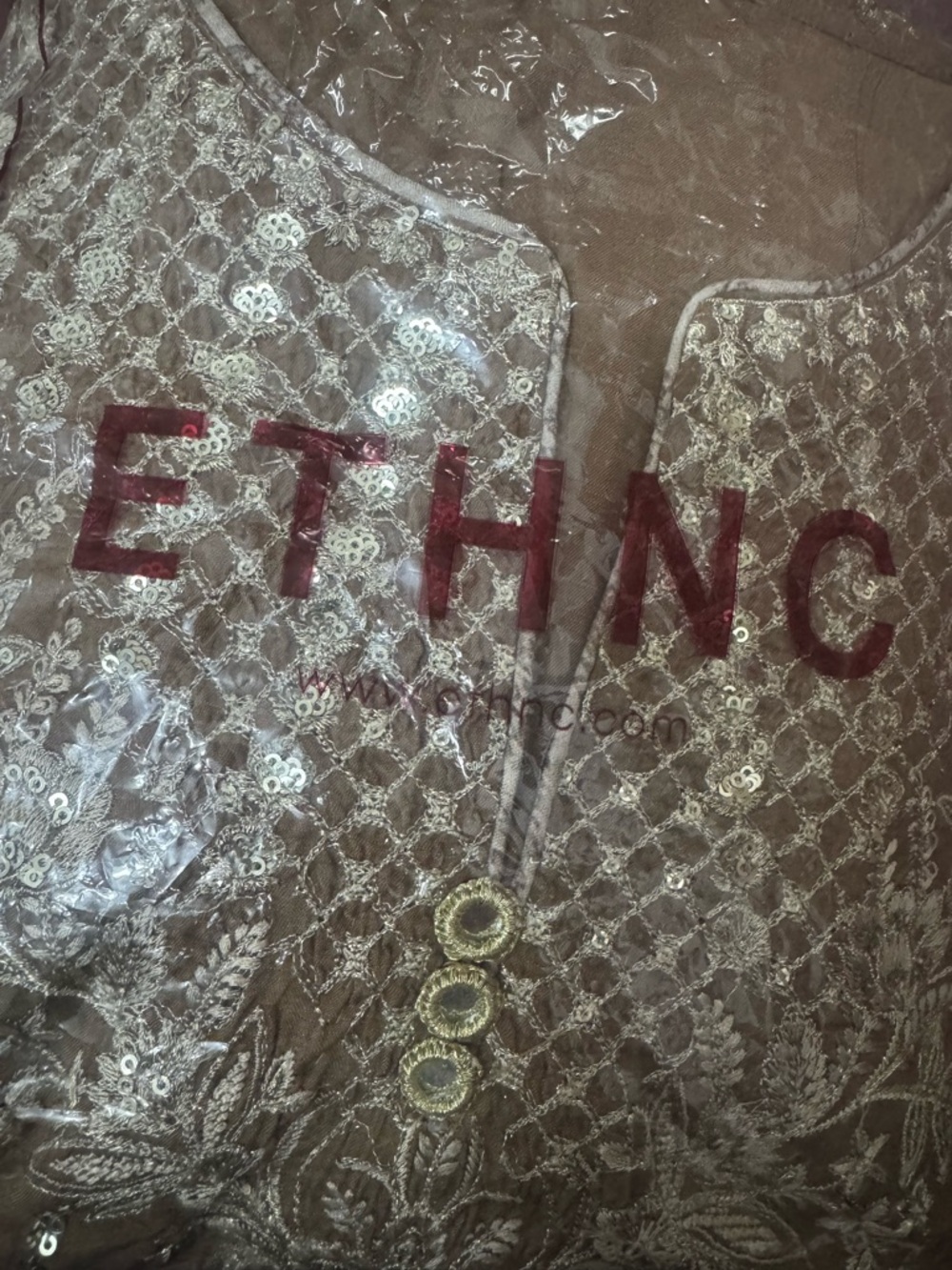 Ethnc Luxe Boutique collection 2026 Pakistani Indian  farshi shalwar - Picture 9 of 11